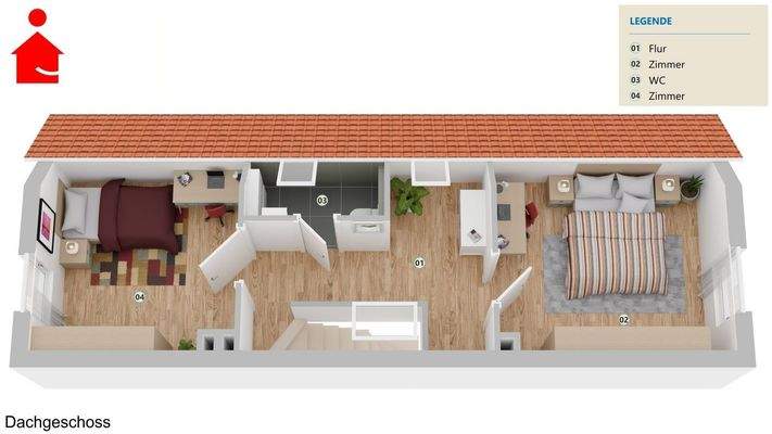 Grundrissvisualisierung, DG