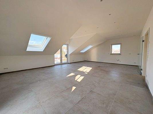 Impression Wohn-/Essbereich mit offener Küche