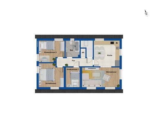 Grundriss Dachgeschoss