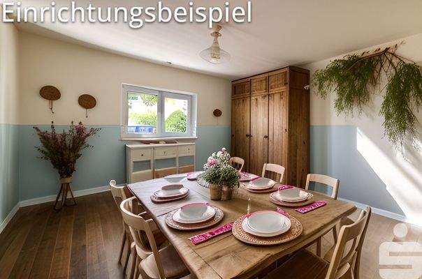 Esszimmer Erdgeschoss Einrichtungsbeispiel
