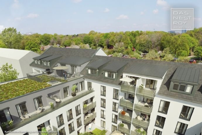 Neubau mit Blick ins Grüne: 4-Zimmer-Neubauwohnung direkt am Westpark