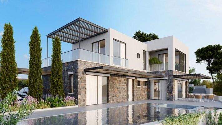 Kreta, Plaka: Neubau-Projekt! Moderne Luxusvilla mit Meerblick zu verkaufen