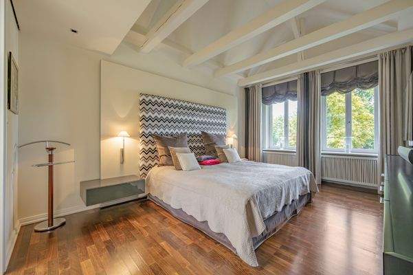 Gemütliches Schlafzimmer im Dachgeschoss