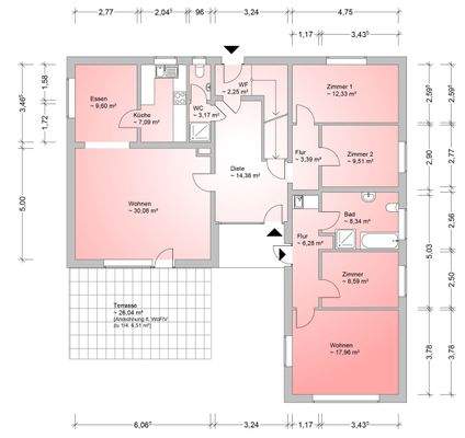 Grundriss Erdgeschoss