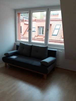 Blick vom Wohnzimmer