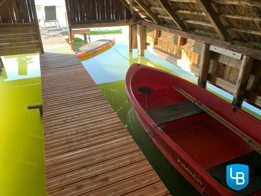 Das Bootshaus innen