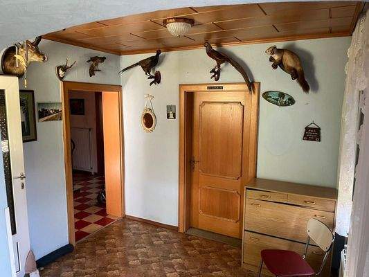 04_Eingangsbereich1.jpg – Vorraum mit Holzdecke un