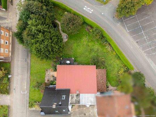 Das Grundstück aus der Vogelperspektive