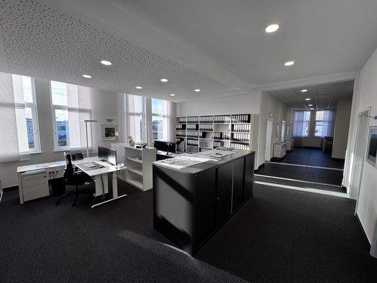 Überblick des Büros 