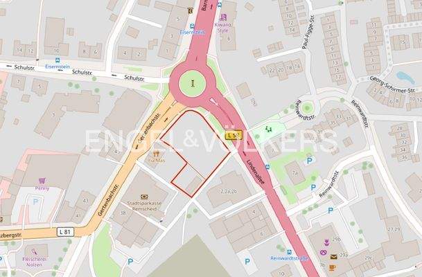 Lageplan der beiden Grundstücke