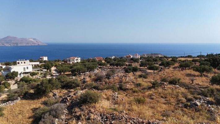 Kreta, Kokkino Chorio: Erstklassiges Grundstück mit Meerblick im Apokoronas zu verkaufen