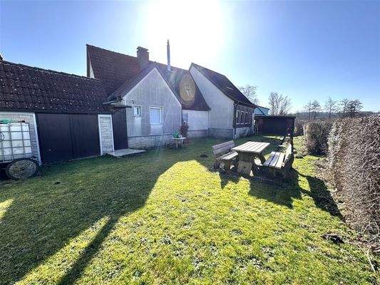 Garten auf der Westseite