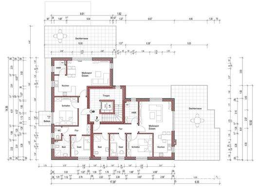 Grundriss Gebäude 4 - 2. OG