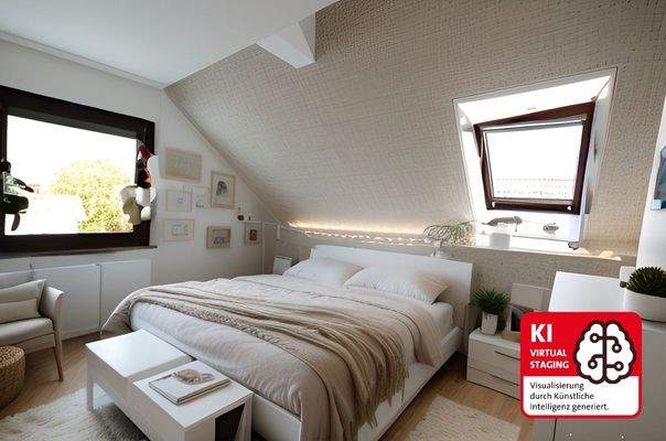 Beispiel: Schlafzimmer im DG