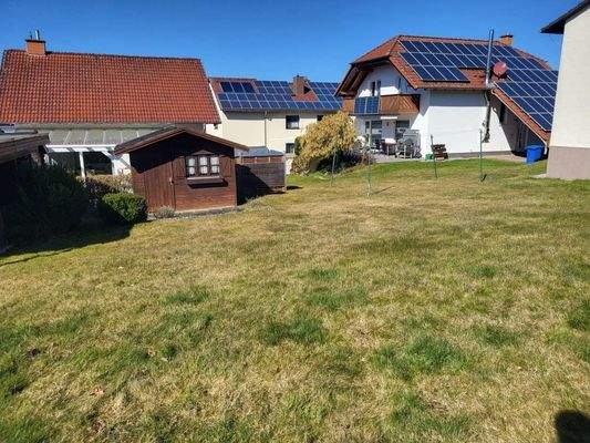 Garten und Gartenhaus