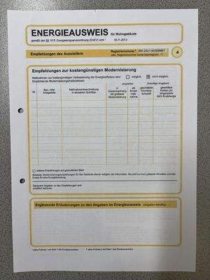 Energieausweis