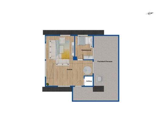 Grundriss 2. Obergeschoss