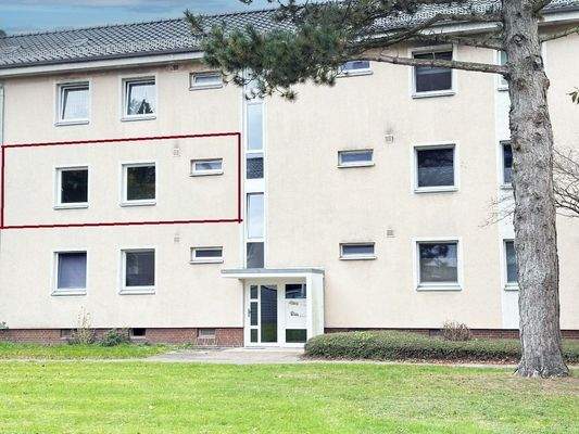 Frontansicht mit markierter WHG