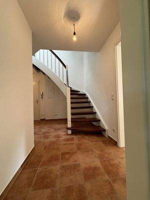 Treppe ins Obergeschoss