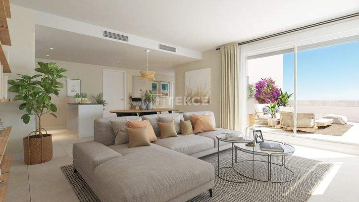 Apartments Close to Beach in Exclusive Area in Estepona