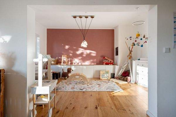 Spielbereich vom Wohnzimmer aus