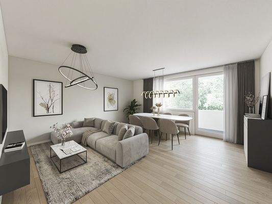 Visualisierung Wohnzimmer