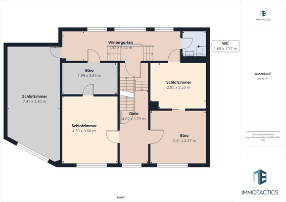 Grundriss Giraffe OG