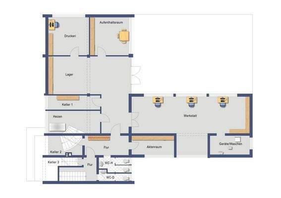 Grundriss Keller