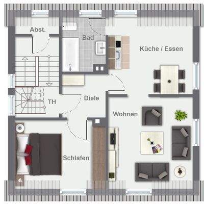 Grundriss Dachgeschoss