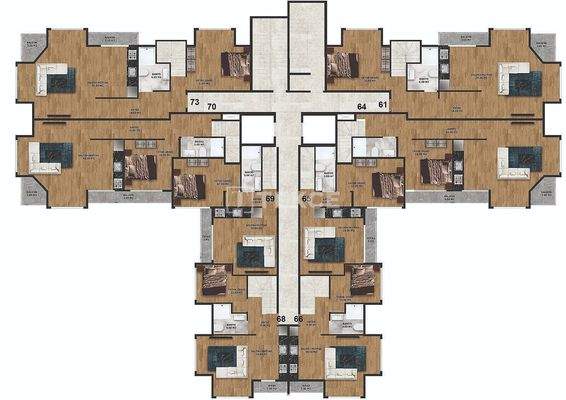 Apartments Near the Sea in Alanya's Prime Location