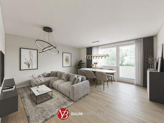 Visualisierung Wohnzimmer