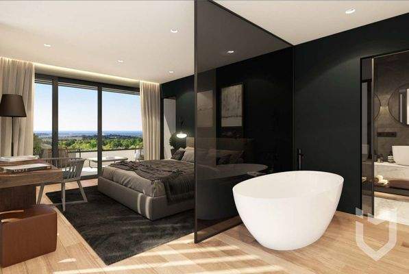 Schlafzimmer/Badewanne