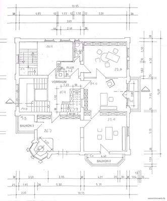 Grundriss Obergeschoss