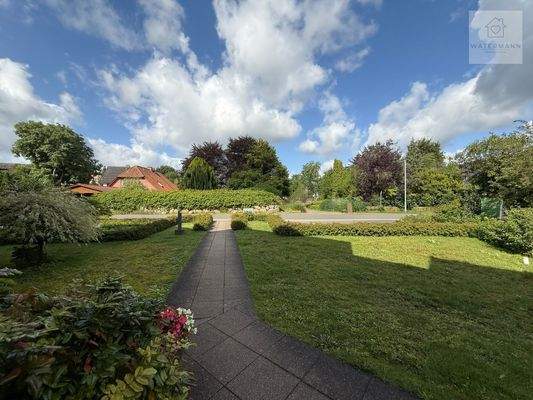 Eingang vor dem Haus