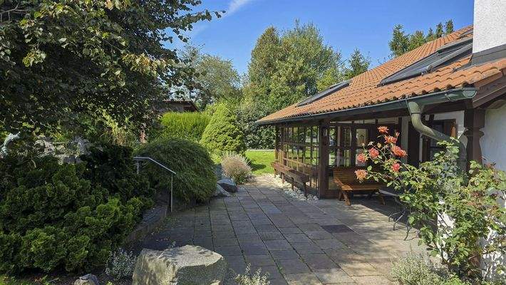 Sommerliche Terassenidylle