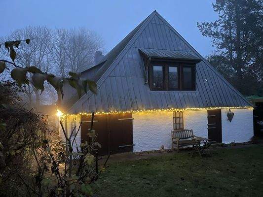 Haus zur Weihnachtszeit