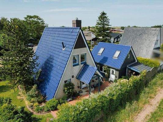 Rückansicht des Hauses