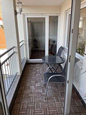 Loggia Zugang von Wohnzimmer