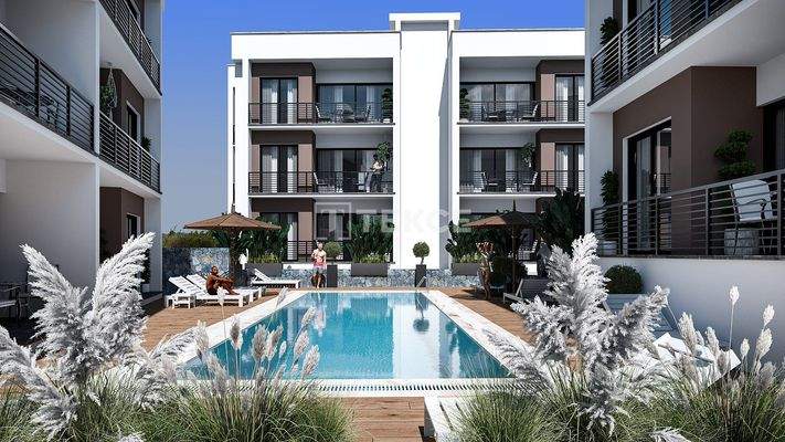 2-Bedroom Apartments for Sale in a Complex with a Pool in Girne