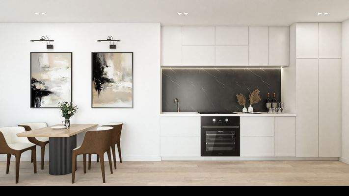 Küche + Essbereich (animiert)