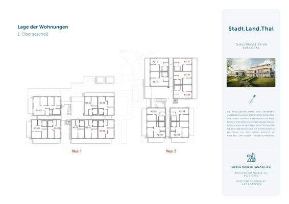 Übersichtsplan 1. OG - Thalstraße