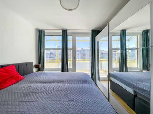 Schlafzimmer zur Westseite