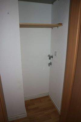 WM-Anschluss in Abstellkammer 