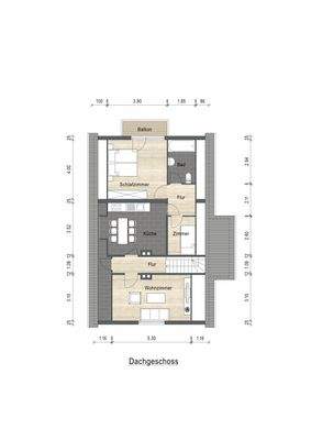 Grundriss Dachgeschoss