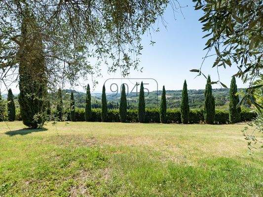 Exklusives toskanisches Landhaus mit Panoramablick auf die Türme von San Gimignano