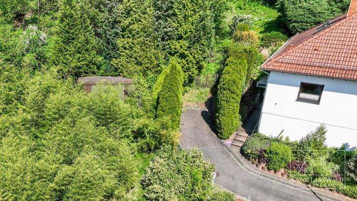 Luftaufnahme -Straße - Schafalm