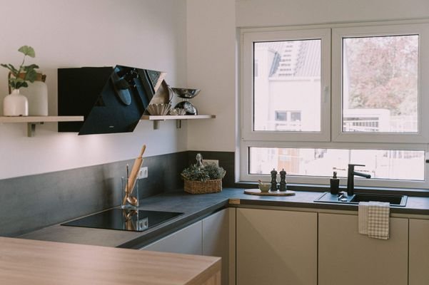 Foto der Küche im Musterhaus im Neubauprojekt Heid