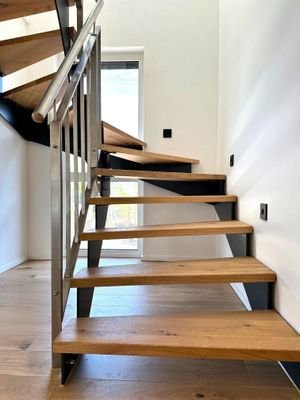 Treppe zur oberen Etage