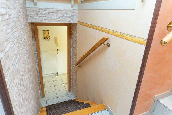 Treppe zum Bad