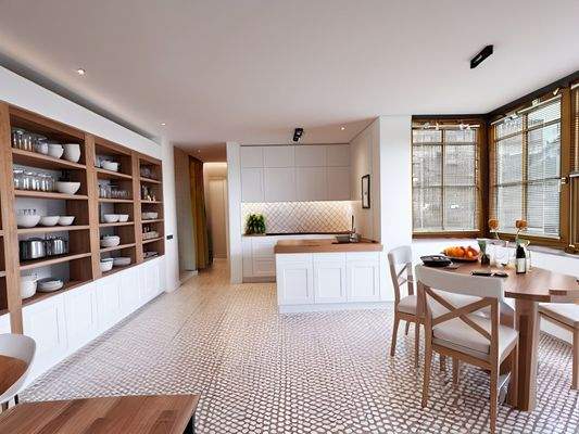 Küche-Essen-Homestaging